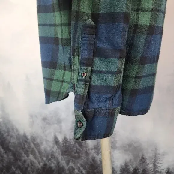 J.Crew Midweight Flannel Workshirt in Regenerative Cotton | Men's Slim Medium - Picture 6 of 13